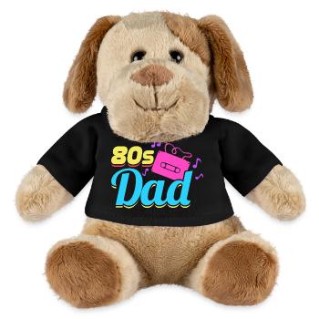 80s father - MiniFeet® Dog Helge - black - Front