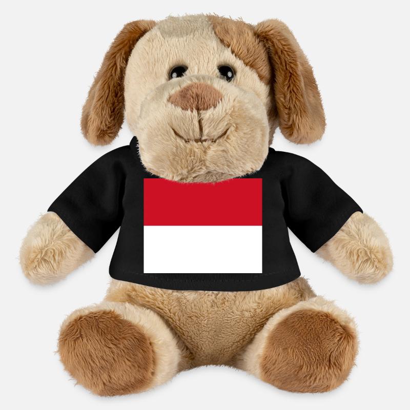 Monaco - Chien en peluche Helge MiniFeet® - noir