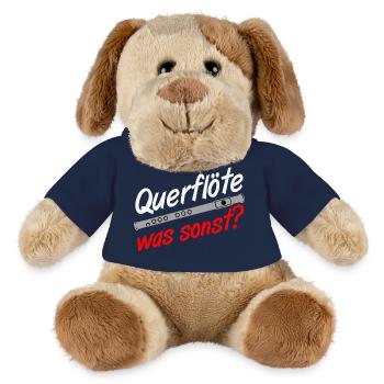 Fanfahrenzug, Spielmannszug,Musikzug,Querflöte (25 - MiniFeet® Hund Helge - French Navy - Vorne