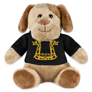 Goldener Wikinger-Drache - MiniFeet® Hund Helge - Schwarz - Vorne