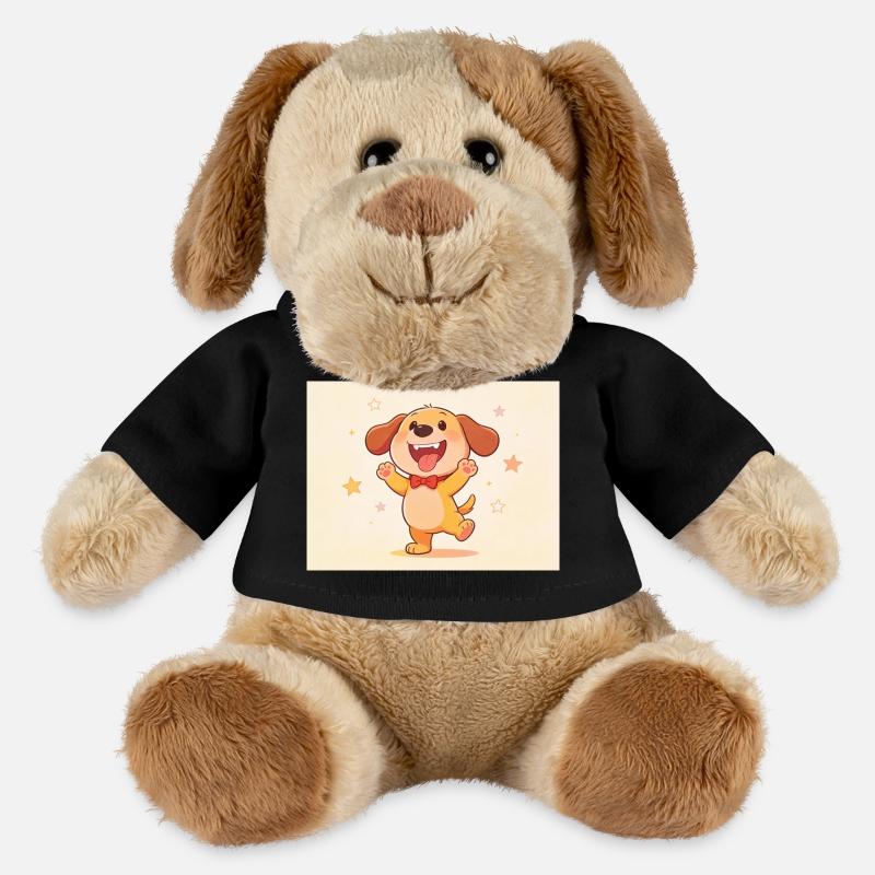 Es ist ein lustiger Hund - MiniFeet® Hund Helge - Schwarz
