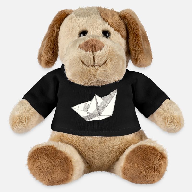 Papierschiff - MiniFeet® Hund Helge - Schwarz