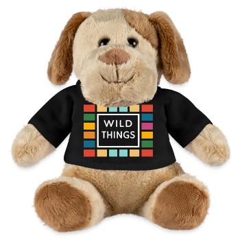 Wild Things Bunte Rahmen - MiniFeet® Hund Helge - Schwarz - Vorne