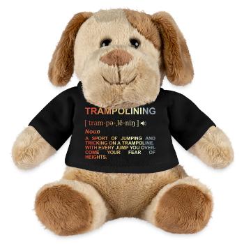Trampolinspringen Definition - MiniFeet® Hund Helge - Schwarz - Vorne