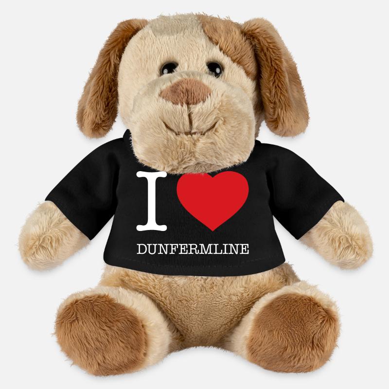 I LOVE DUNFERMLINE - MiniFeet® Dog Helge - black