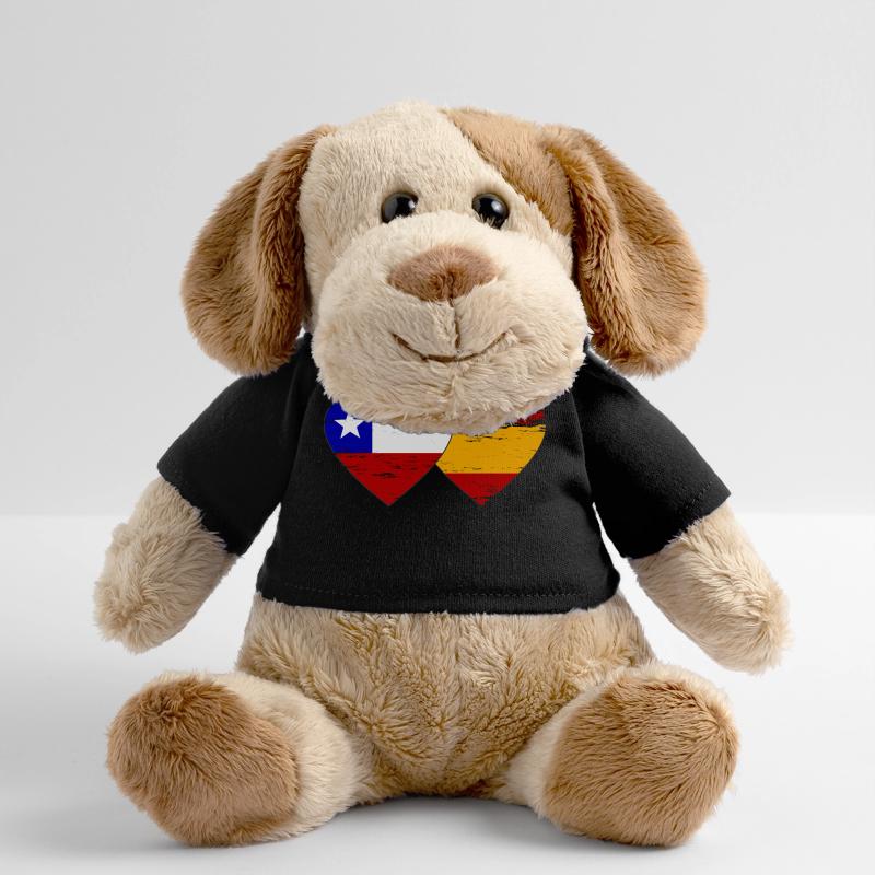 Chile Spanien Flagge Herz used MiniFeet® Hund Helge