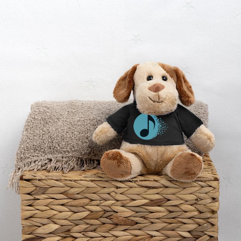 Note mélodique en rafale Chien en peluche Helge MiniFeet®