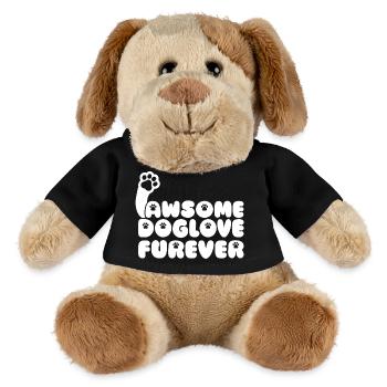 Pawsome Doglove Furever - Awesome Dog Love Forever - MiniFeet® Dog Helge - black - Front