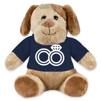 Eheringe Hochzeitsringe - MiniFeet® Hund Helge - French Navy - Vorne