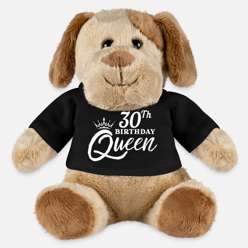 30. Geburtstag - MiniFeet® Hund Helge - Schwarz