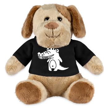 Crocko Krokodil – Dschungel, Reptil & Abenteuer - MiniFeet® Hund Helge - Schwarz - Vorne