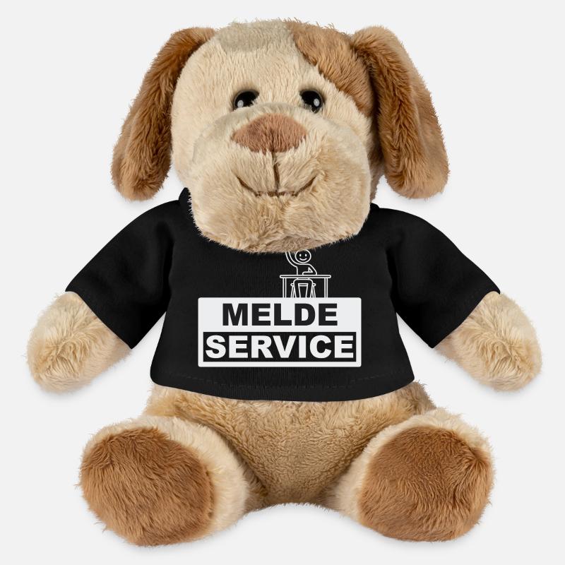 Meldeservice - Schuldienstleister oder Anscheißer - MiniFeet® Hund Helge - Schwarz