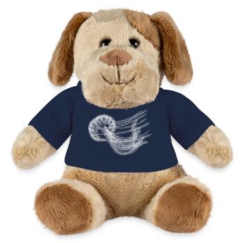 Glowing jellyfish in the water - MiniFeet® Dog Helge - french navy - Front