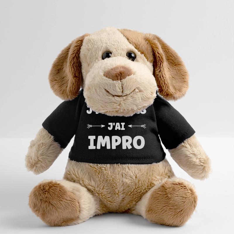 J'peux pas j'ai impro Chien en peluche Helge MiniFeet®