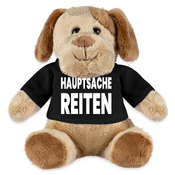 Chevaucher - Chien en peluche Helge MiniFeet® - noir - Devant