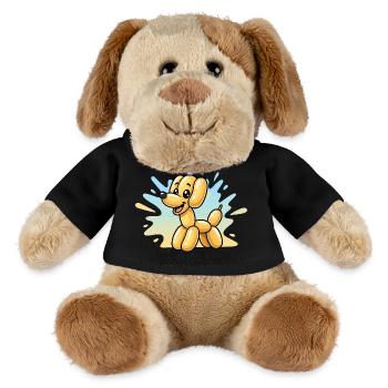 Luftballon Hund im Sonnenlicht - MiniFeet® Hund Helge - Schwarz - Vorne