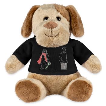 Drame coréen K-Drama Lover Kdrama - Chien en peluche Helge MiniFeet® - noir - Devant