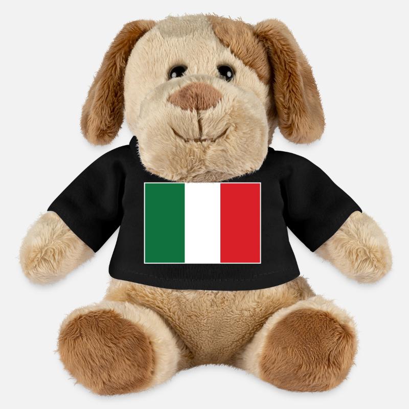 Italien Flagge - MiniFeet® Hund Helge - Schwarz