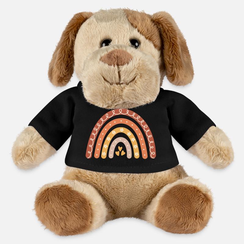 Boho Regenbogen - MiniFeet® Hund Helge - Schwarz