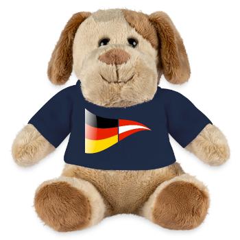 German-Austrian flag - MiniFeet® Dog Helge - french navy - Front
