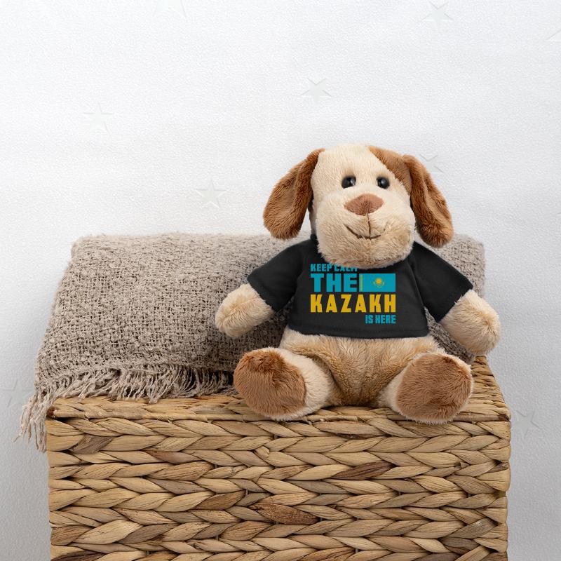 Keep Calm Kazakhstan flag design MiniFeet® Dog Helge