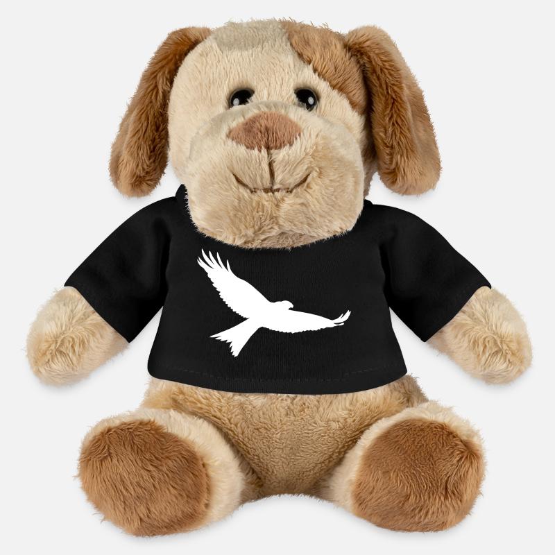 Greifvogel in weiss - MiniFeet® Hund Helge - Schwarz