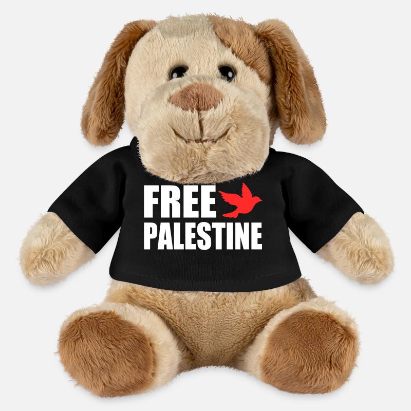 Free palestine - MiniFeet® Hund Helge - Schwarz