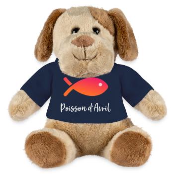 FISCH. APRILSCHERZ. FEIERTAG. SOMMER. HUMOR - MiniFeet® Hund Helge - French Navy - Vorne