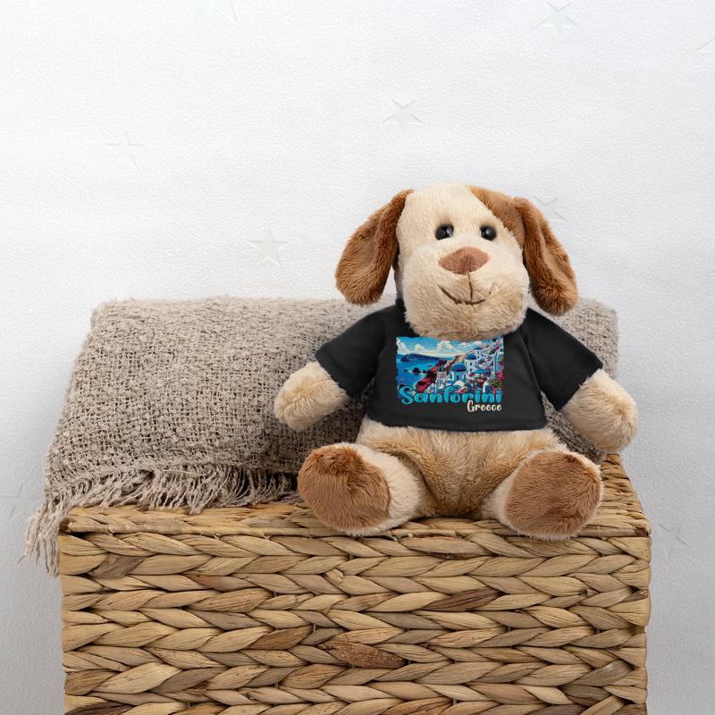 Santorin, Grèce, océan, île grecque Chien en peluche Helge MiniFeet®