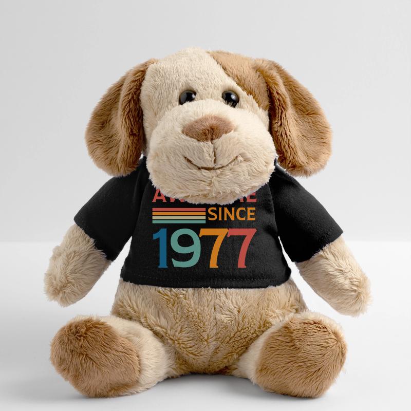 Awesome since 1977 Chien en peluche Helge MiniFeet®