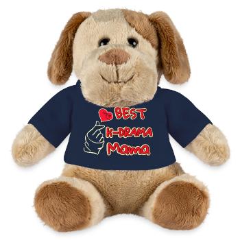 Meilleure maman best kdrama mama - Chien en peluche Helge MiniFeet® - bleu marine - Devant