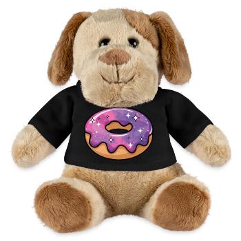 Kosmische Galaxie Donut - MiniFeet® Hund Helge - Schwarz - Vorne