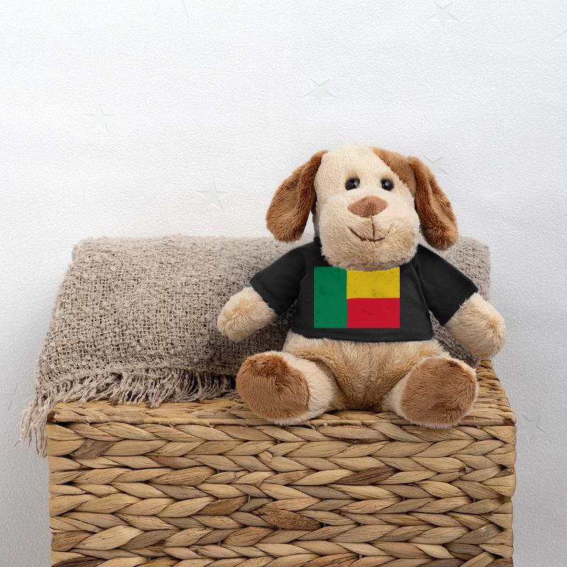 Drapeau du Bénin Chien en peluche Helge MiniFeet®