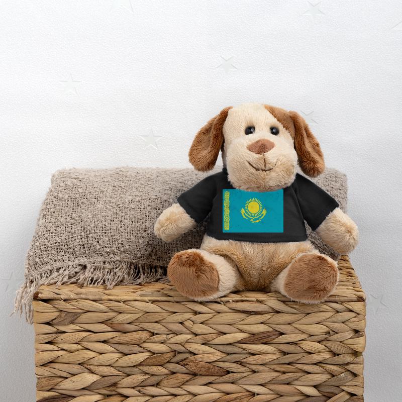 Flagge von Kasachstan MiniFeet® Hund Helge