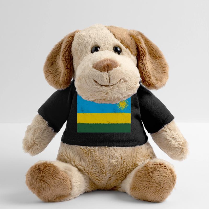 Drapeau du Rwanda Chien en peluche Helge MiniFeet®