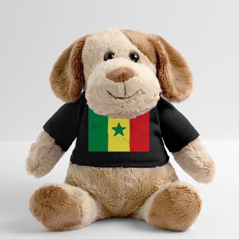 Drapeau du Sénégal Chien en peluche Helge MiniFeet®