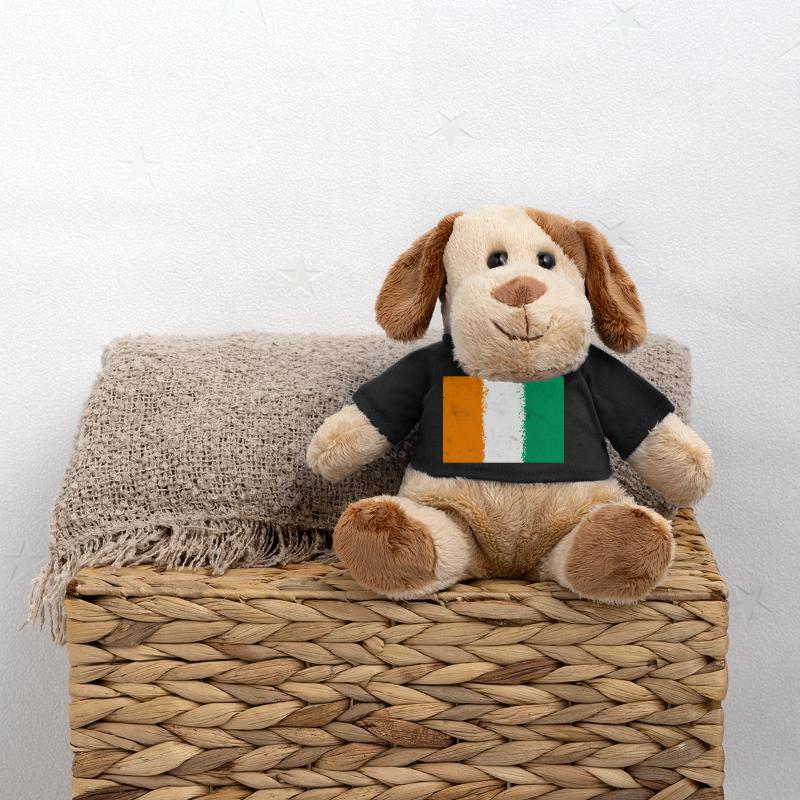 Drapeau de la Côte d’Ivoire Chien en peluche Helge MiniFeet®