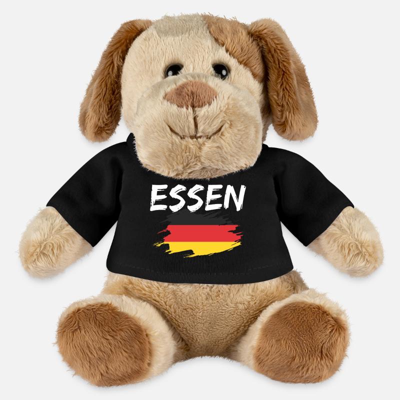 Essen Germany Flag - MiniFeet® Dog Helge - black