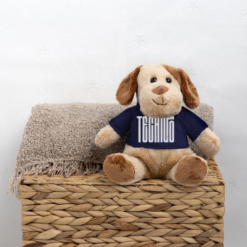 Techno Bold Retro Typografie MiniFeet® Hund Helge