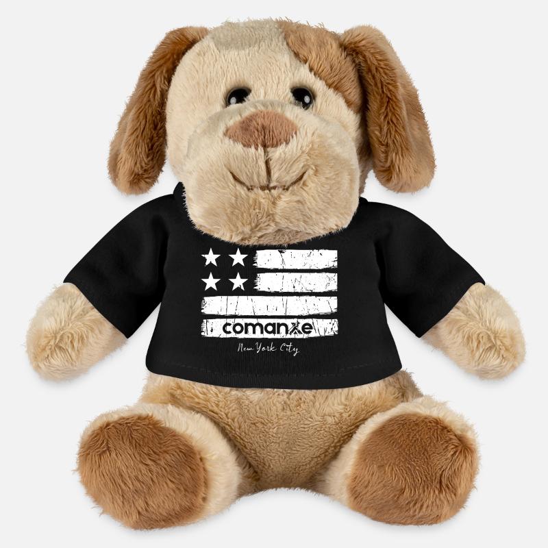 Flag Strokes mit NYC - MiniFeet® Hund Helge - Schwarz