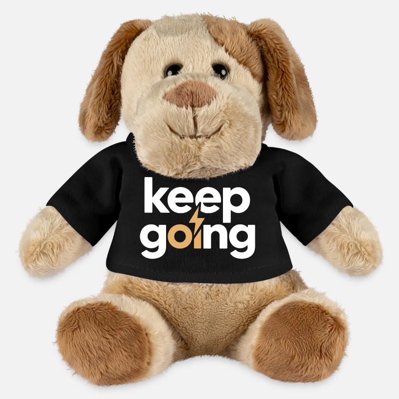 Continue - Motivation & Energy Blitz - Chien en peluche Helge MiniFeet® - noir