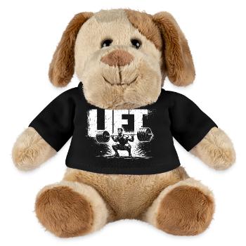 Lift Shirt Gym Workout Weightlifting Gift - MiniFeet® Hund Helge - Schwarz - Vorne
