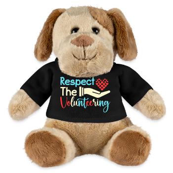 Appréciation du bénévole Respect du bénévole - Chien en peluche Helge MiniFeet® - noir - Devant