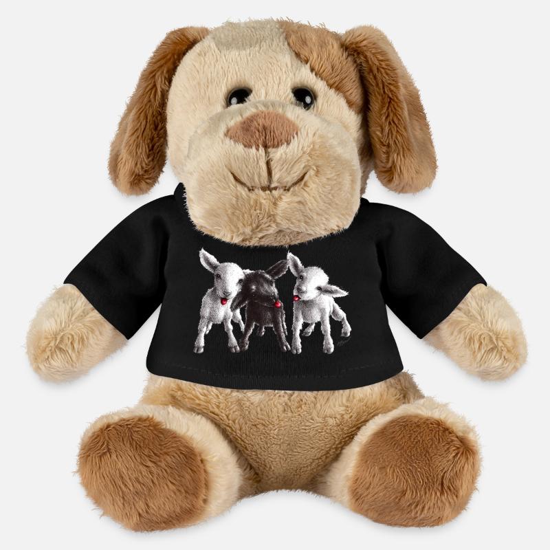 cheeky sheep - MiniFeet® Dog Helge - black