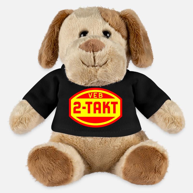 VEB 2-Takt Logo (2c) - MiniFeet® Hund Helge - Schwarz