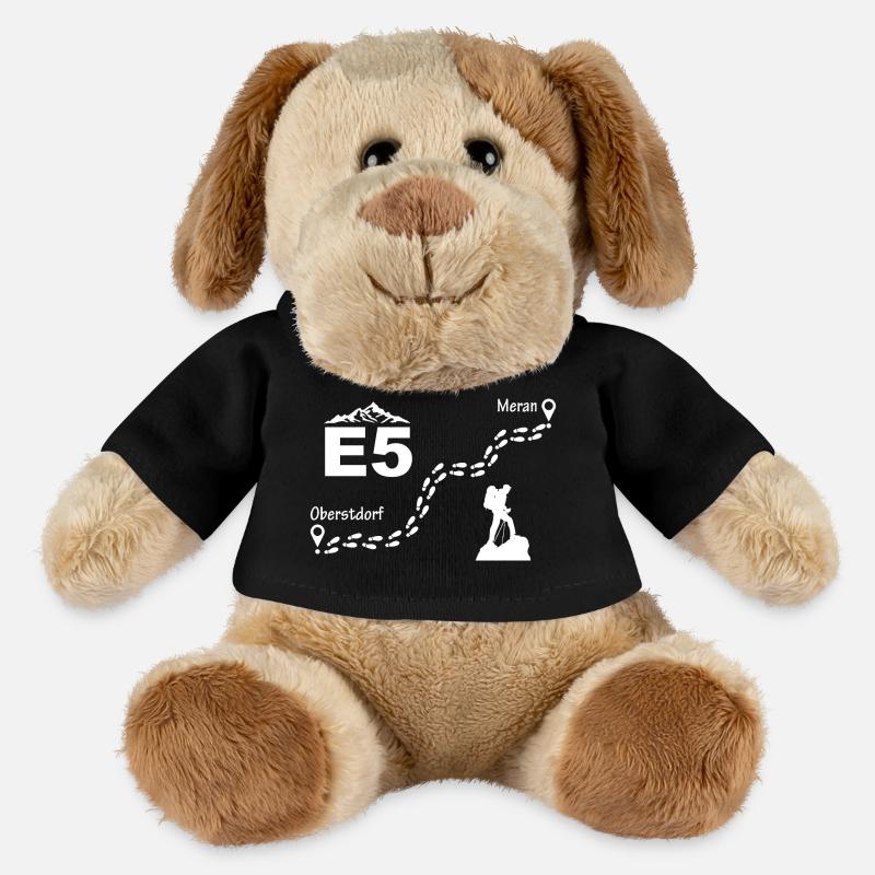 E5 Alpenüberquerung - MiniFeet® Hund Helge - Schwarz