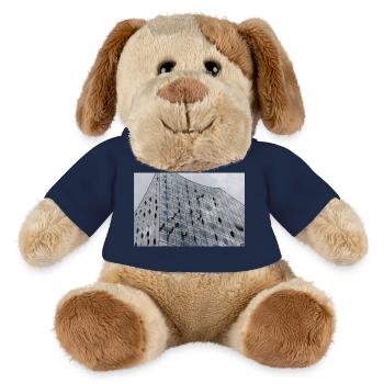 Elbphilharmonie with window cleaners - MiniFeet® Dog Helge - french navy - Front