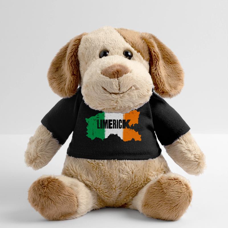| du comté de Limerick, Irlande Contour de la carte du drapeau Chien en peluche Helge MiniFeet®