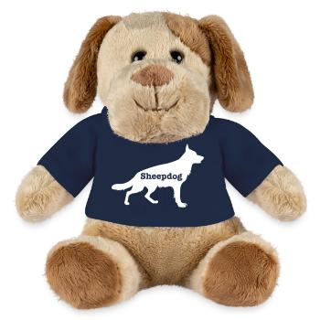 Chien de berger - Chien en peluche Helge MiniFeet® - bleu marine - Devant