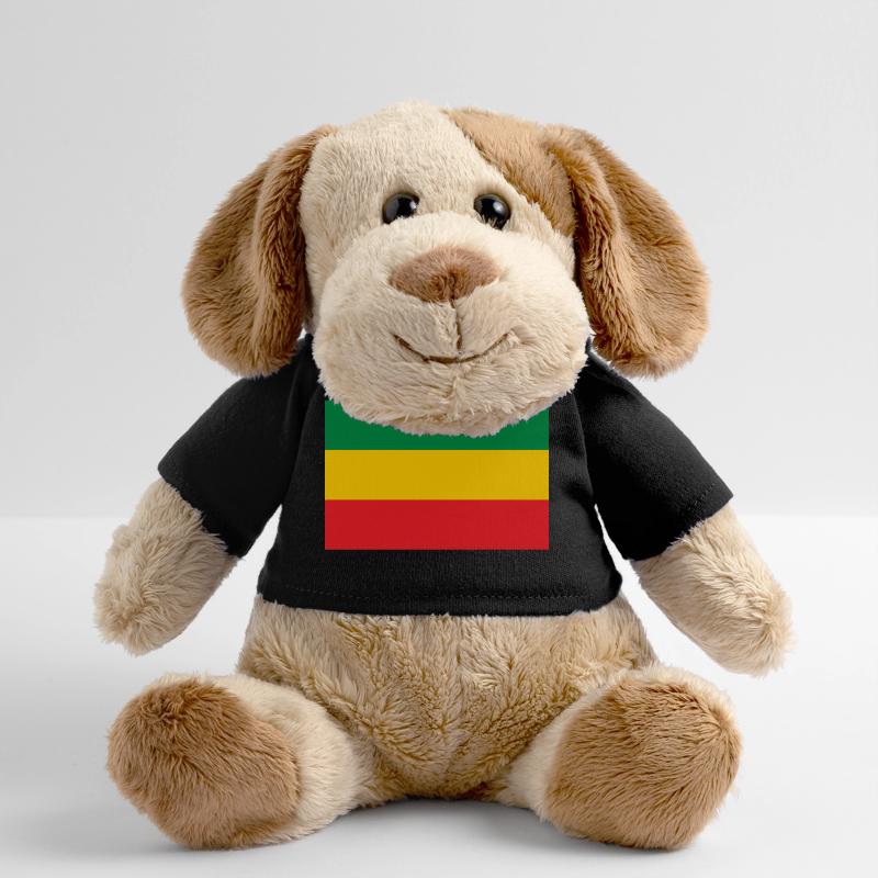 Drapeau du Reggae Rastafari Rasta Roots One Love Chien en peluche Helge MiniFeet®